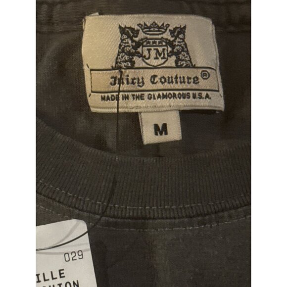 Juicy Couture House of Sin T-Shirt W/ Swarovski Crystals Men's Medium New - Picture 4 of 5